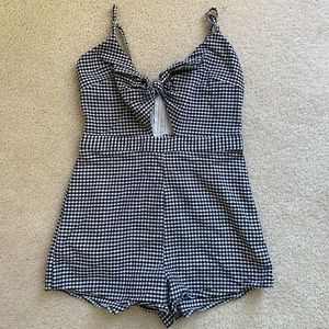Gingham romper